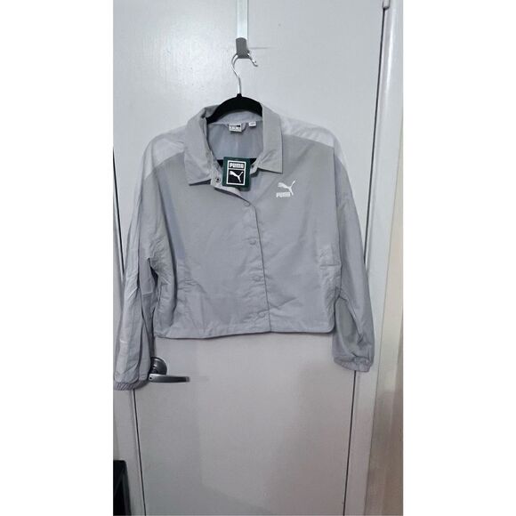 PUMA ARTIC ICE LIGHT WEIGHT SNAP JACKET SIZE M P1-26 NEW - Picture 1 of 11